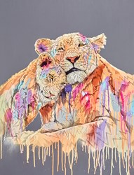 Mother Stands For Comfort by Stephen Ford - Original Painting on Board sized 24x32 inches. Available from Whitewall Galleries